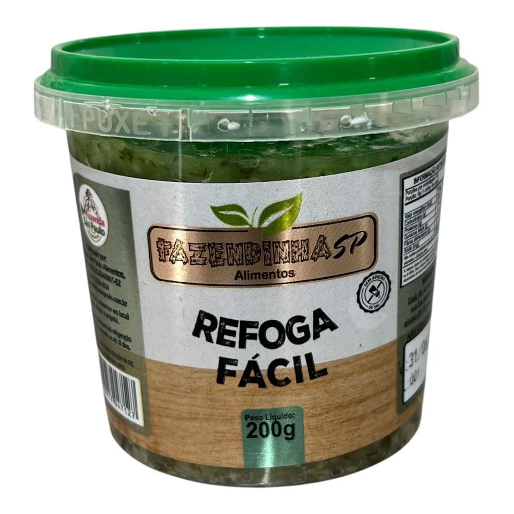 REFOGA FACIL Alho Cebola e Salsa 200G 400G 800G TEMPERO PRONTO FazendinhaSP