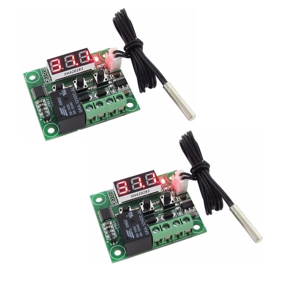 Kit 2 Termostatos Digitais Controle Temperatura Chocadeira 127v