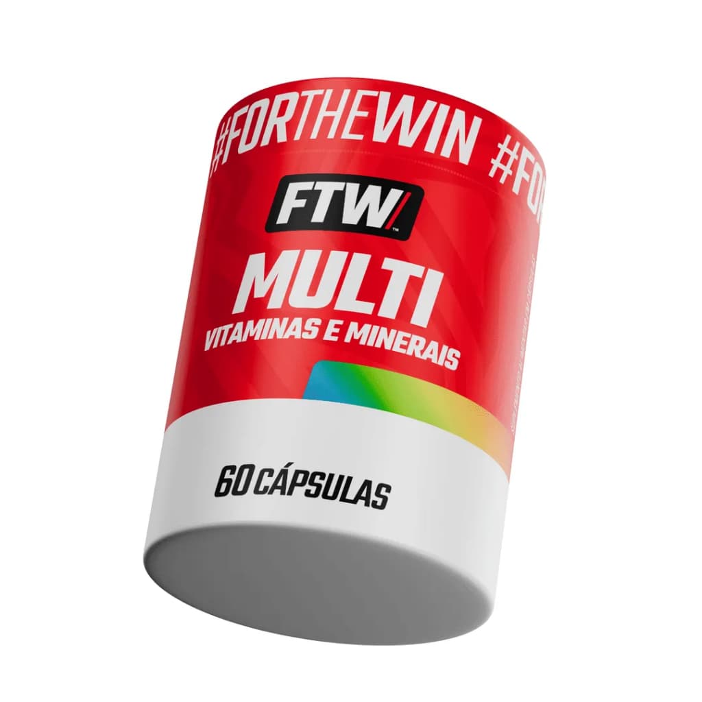 Multi Vitaminas e Minerais 60 Caps - FTW