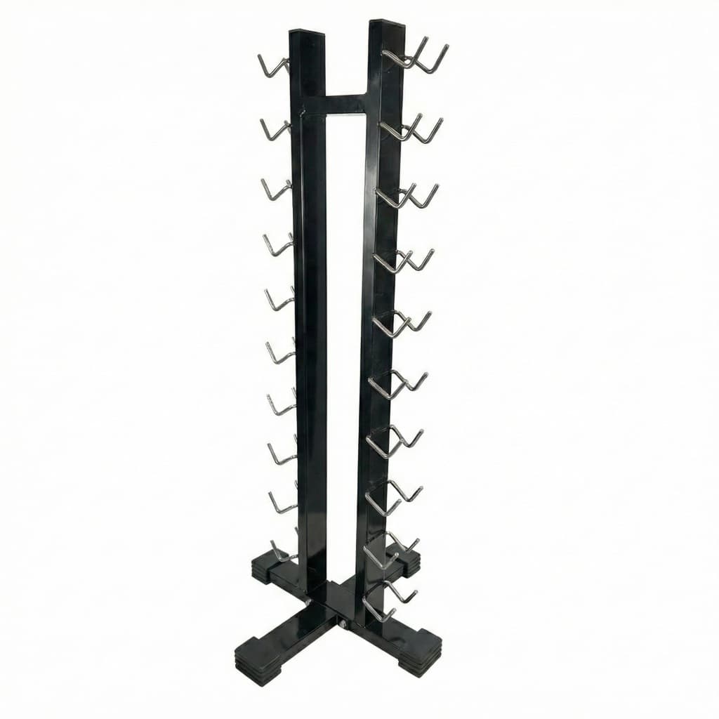 Suporte de Halter 10 Pares 20 Unidades Suporte Halter Torre Resistente Ideal para Academia Fitness