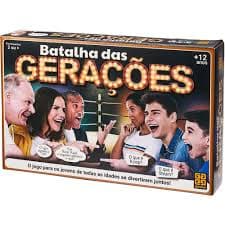 Jogo Batalha das Gerações - Jogo de tabuleiro para famílias e amigos
