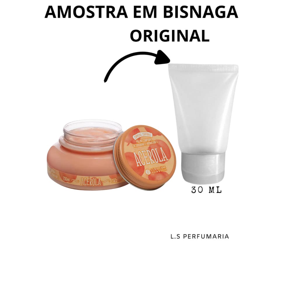 Hidratante Corporal Acerola Polpa LOccitane Au Brésil 30 g - Compotas Corporais