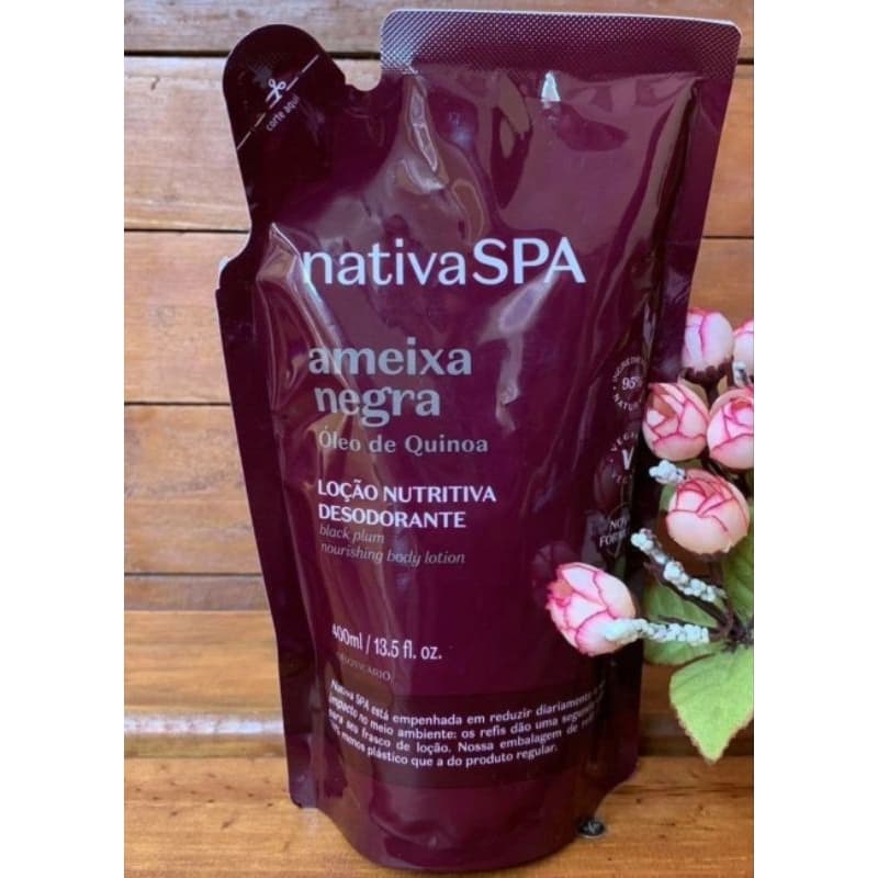 Refil hidratante corporal ameixa Negra  Nativa SPA o boticário