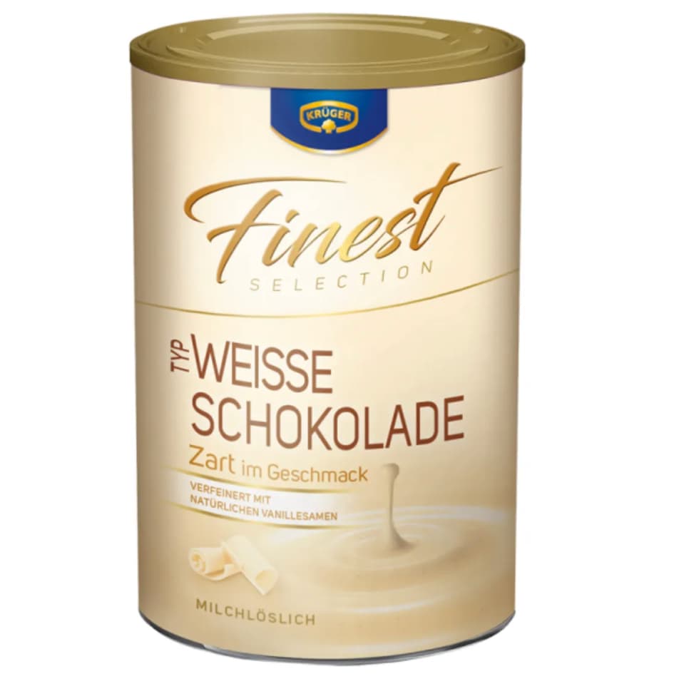 Chocolate Quente Branco Krüger Importado Alemanha 300g