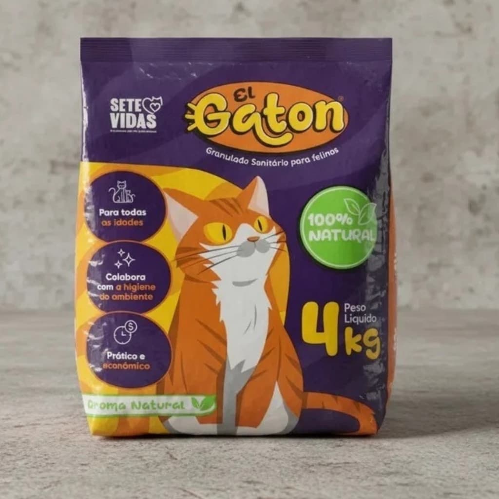 Areia Sanitária Higienica 100% Natural Argila Absorvente para Gatos Ecologica promoção