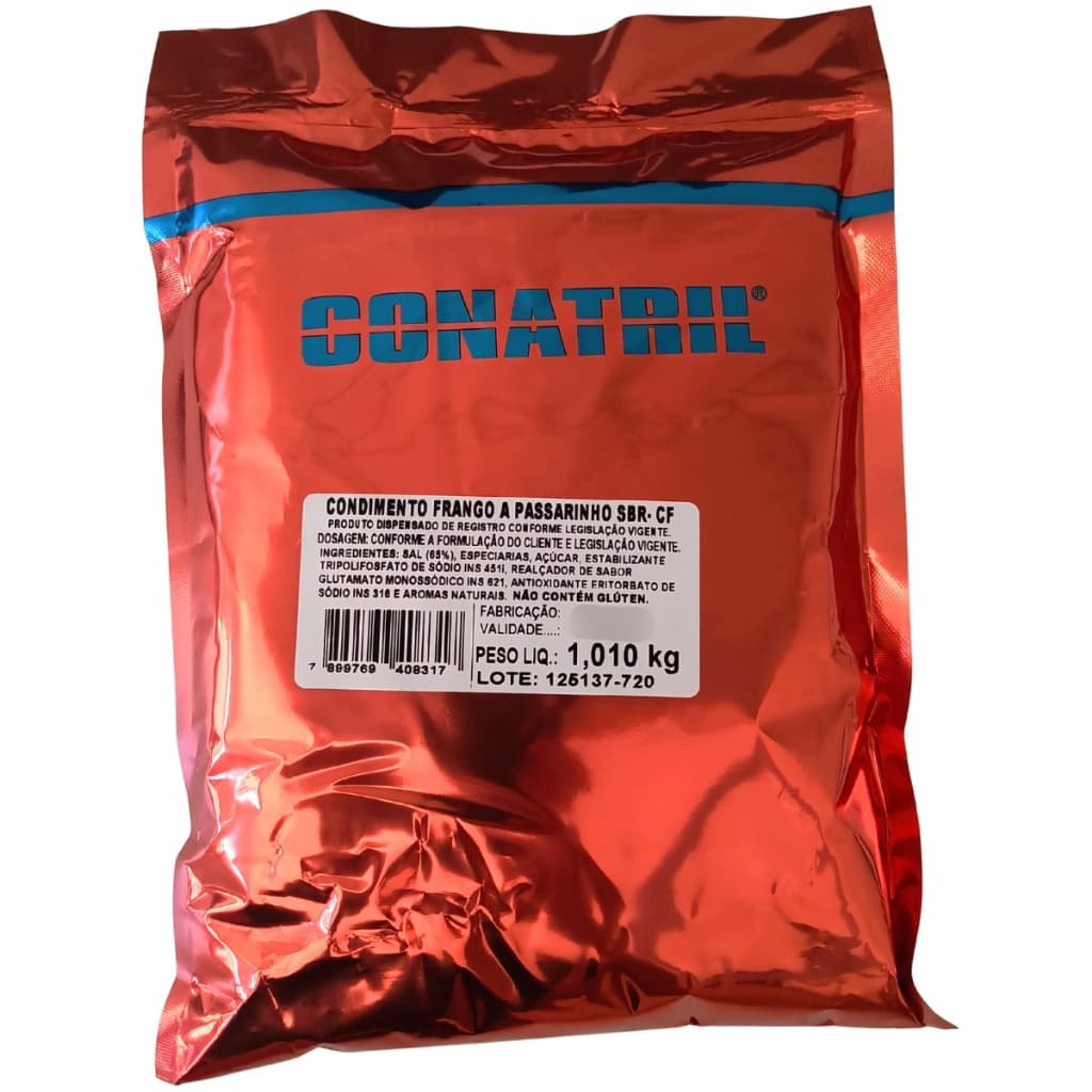 Condimento Frango a Passarinho SBR 1Kg Conatril Sbr Foods Tempero