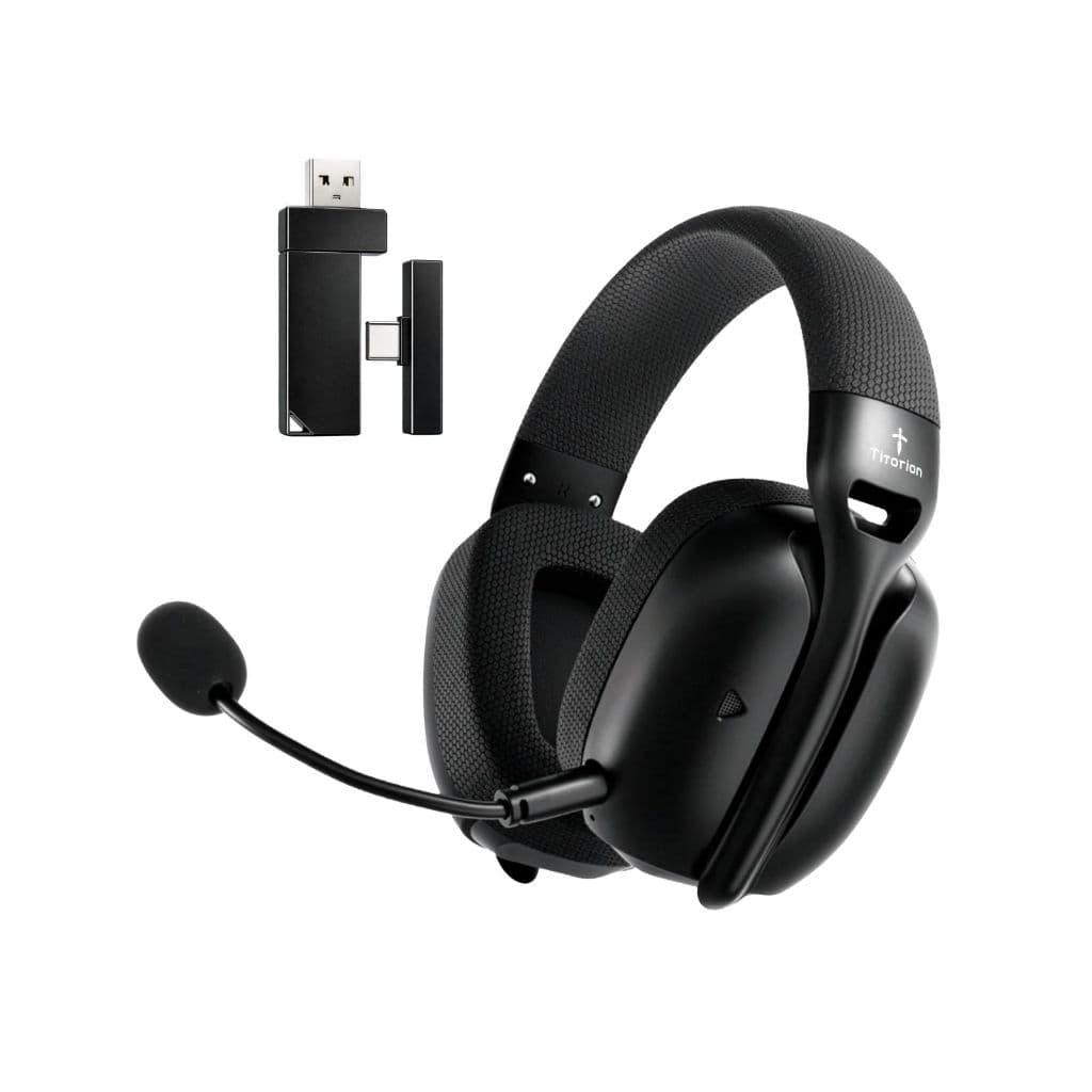 Fone De Ouvido Headset Gamer Sem Fio Wireless 2,4GHz Bluetooth Ultraleve Mintak Pro Titorion
