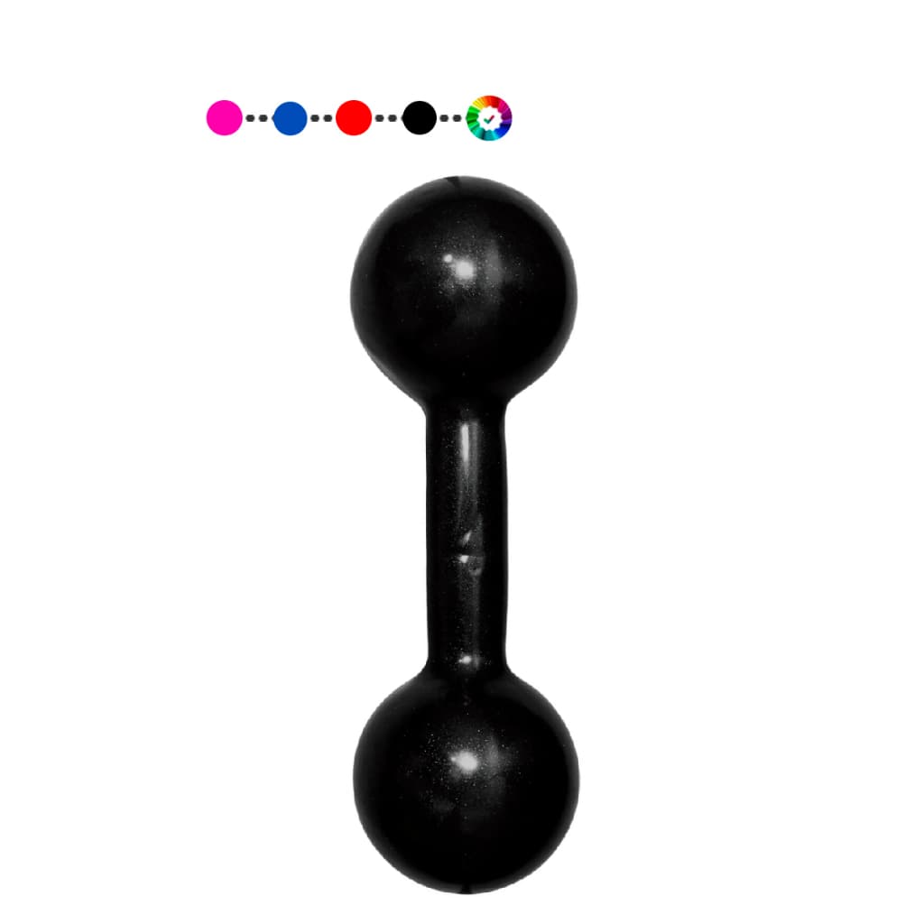Halter Emborrachado 4kg Treino Em Casa Peso De Academia e Musculação