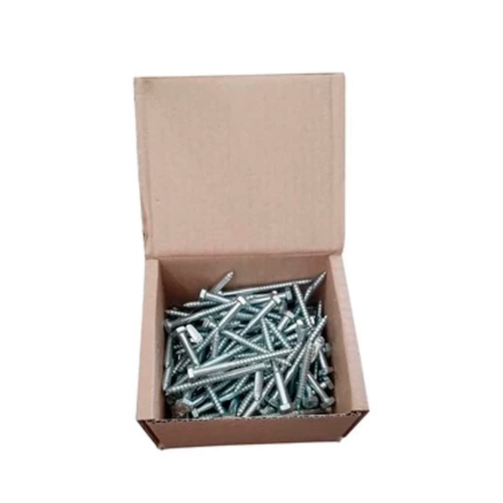Parafuso Sextavado Rosca Soberba 1/4x70mm para bucha 10mm 7cm comprimento caixa