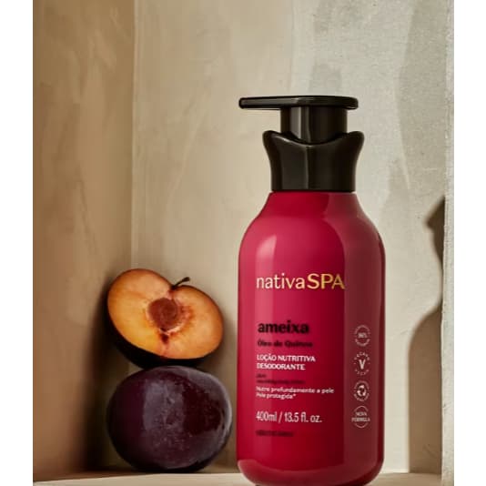 Loção Hidratante Desodorante Corporal Nativa SPA Ameixa 400ml
