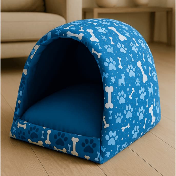Cama pra Cachorro e Gato Casinha Toca Iglu P a G  Base Impermeável Envio Imediato