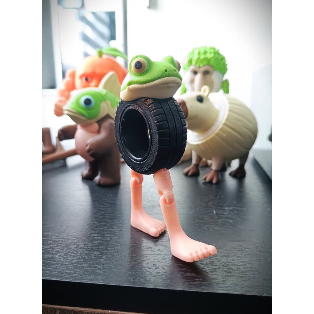 Boneca Articulada Ambalabu 13cm – Miniatura Geek - Boneca Ambalabu | Impressão 3D PLA