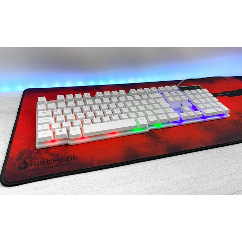 Teclado Semi Mecânico Gamer Rise Mode G1, Membrana, USB
