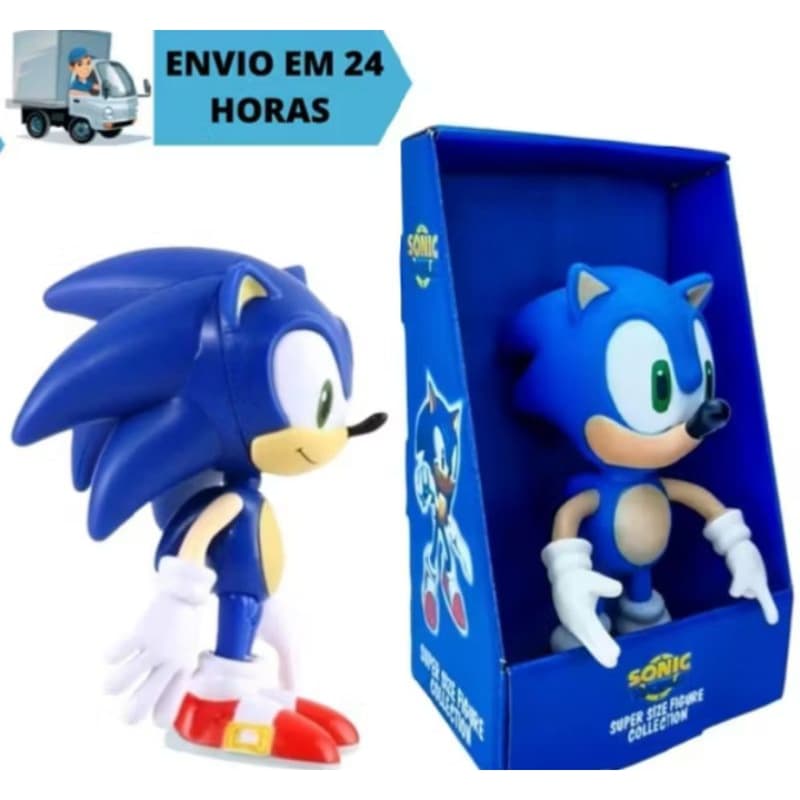 Boneco Sonic Collection Grandes Articulado