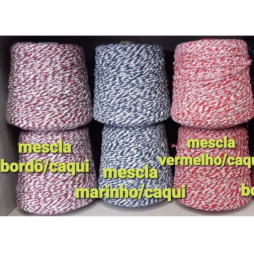 Barbante Malitex Mesclado/Multicor Nº8 - 1k - Fio 8 Alta Qualidade