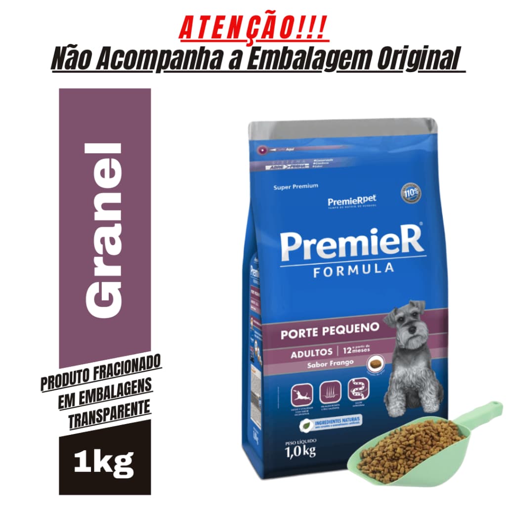 Ração Para Cachorro PremieR Pet Formula Cães Adultos Porte Pequeno Frango 1Kg