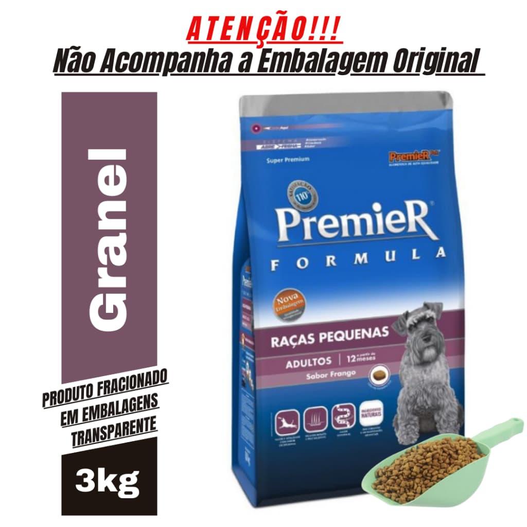 Ração Para Cachorro PremieR Pet Raças Pequenas 3Kg - Ração Cachorro Adulto