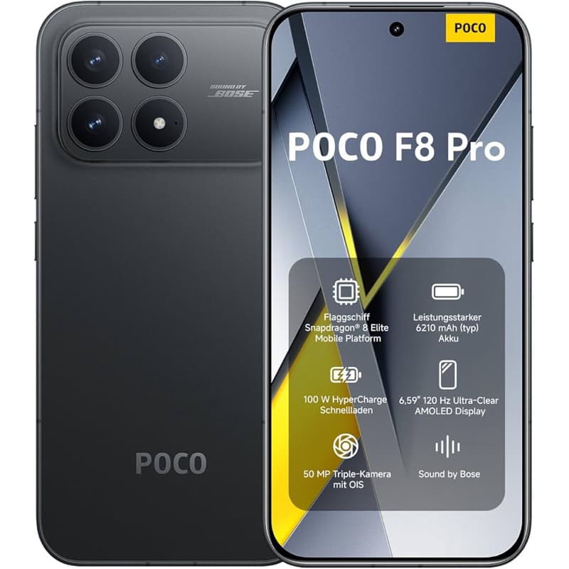 Smartphone Xiaomi Poco F8 Pro 5G NFC Global 512GB 12GB RAM Dual SIM - Envio Imediato