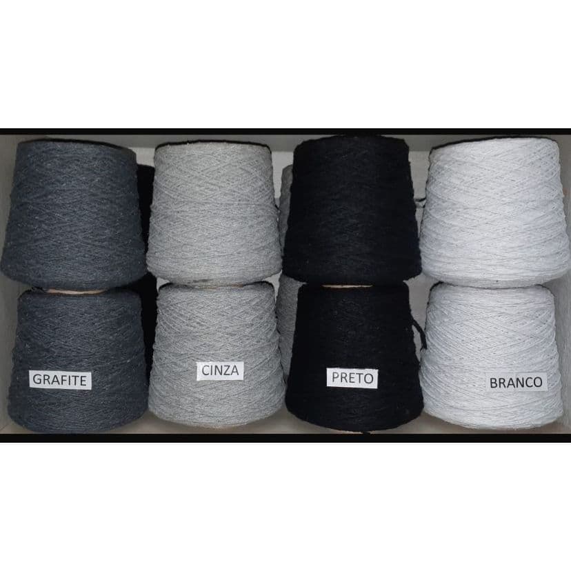 Barbante Malitex N°8 1KG - Cone Grande Para Tapetes e Artesanato