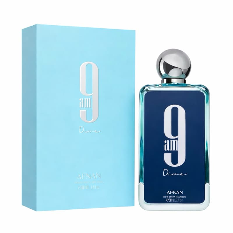 9AM Dive Afnan 100ml – Perfume Masculino Importado Árabe Eau de Parfum Original