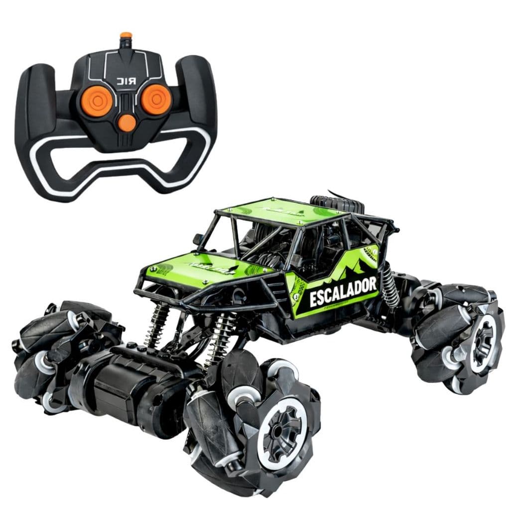 Carrinho de Controle Remoto Escalador Off Road 4x4 Recarregável Alta Tração Brinquedo de Aventura
