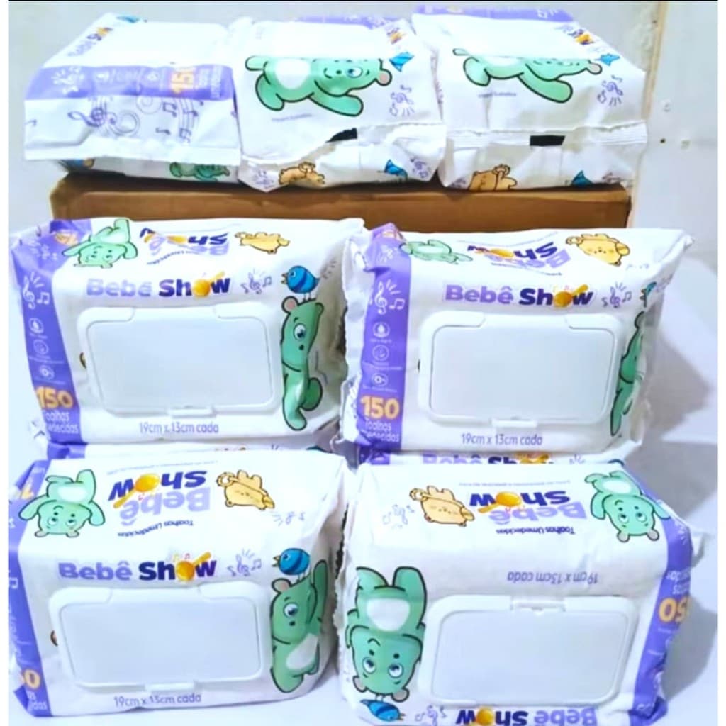 900 Unidades Lencinhos Bebe Toalha Umedecido Marca ...Bebê Show Barato Com Tampa