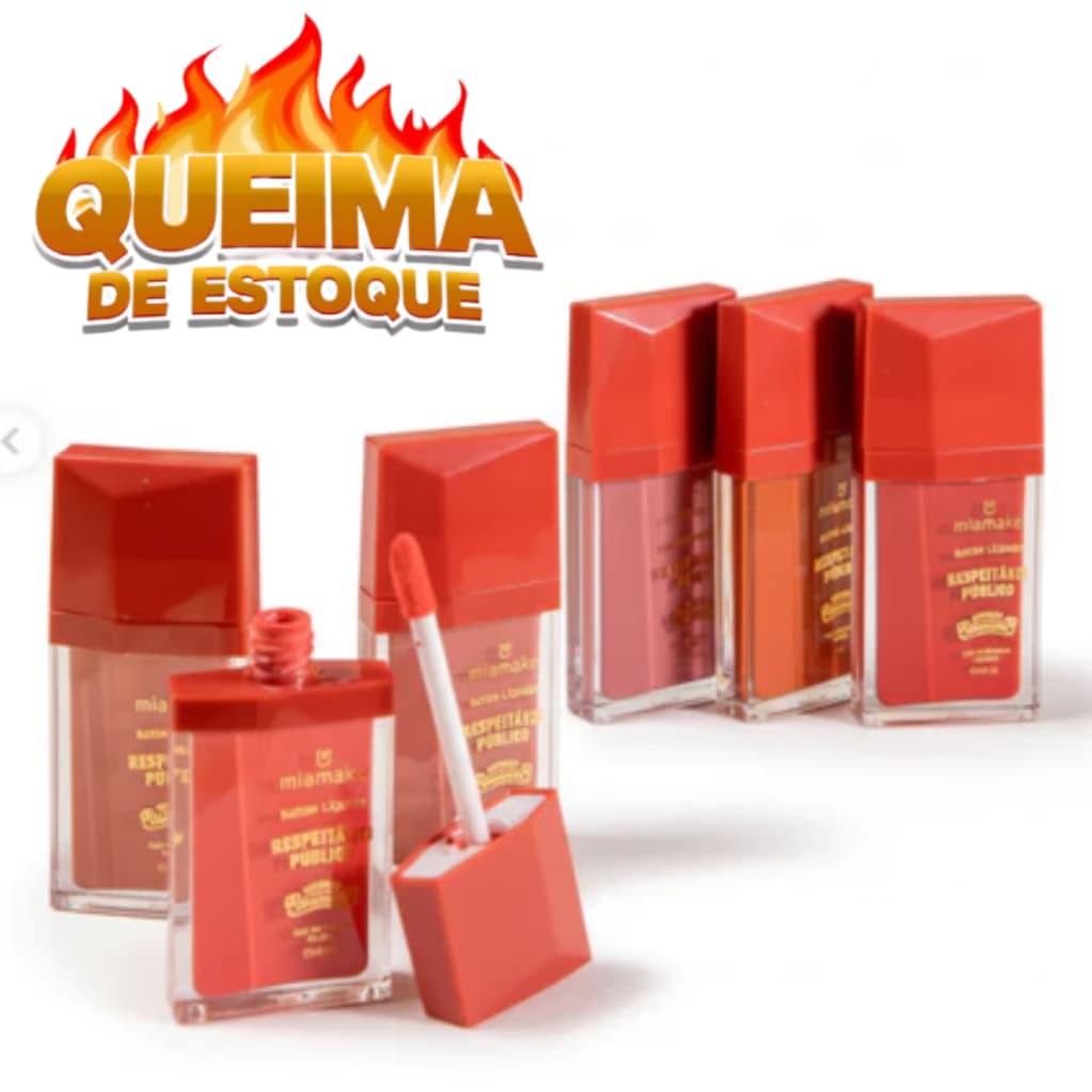 Batom Liquido Respeitável Publico Matte Alta Fixação 5,5g