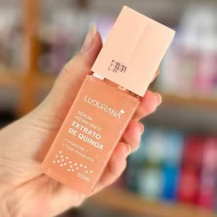 Sérum Facial Hidratante Ludurana 50ml - Extrato de Quinoa + Vitamina C + Rosa Mosqueta