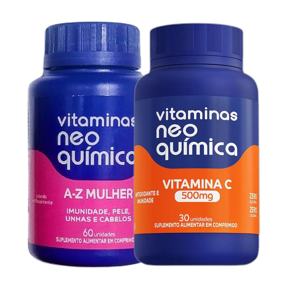 Vitaminas Mulher 60 cpr + Vitamina C 30 cpr - Neo Quimica