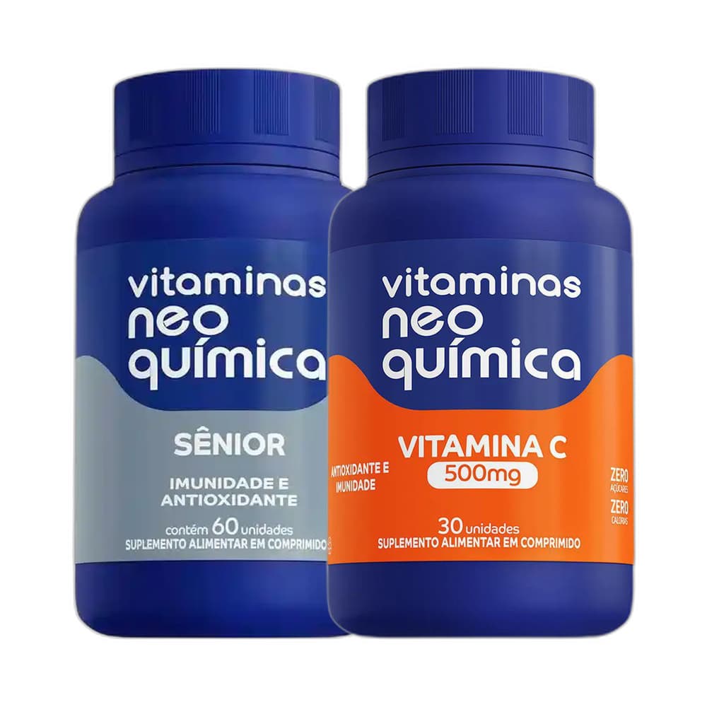 Vitaminas Sênior 60 cpr + Vitamina C 30 cpr - Neo Quimica