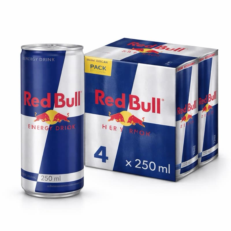 Energético Red Bull Energy Drink 250 ml - 4 latas