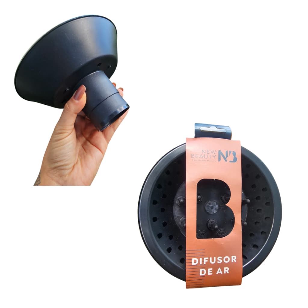 Difusor Universal para Secador Profissional Cachos Preto