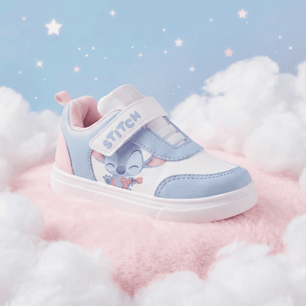 Calçado Infantil Feminino Stitch Disney  – Confortável Anatômico  Leve