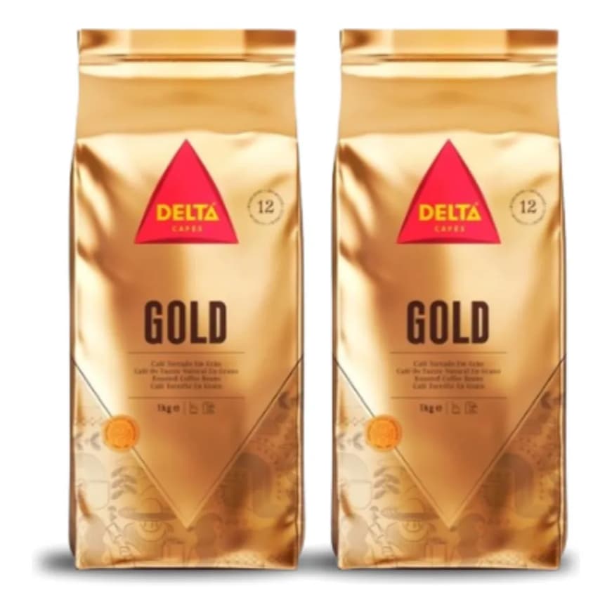 Café Expresso Em Grãos Delta Café Gold Gourmet Kit 2kg