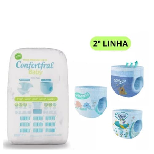 Fralda Confortfral Baby Segunda Linha Atacado Pacotão Shortinho