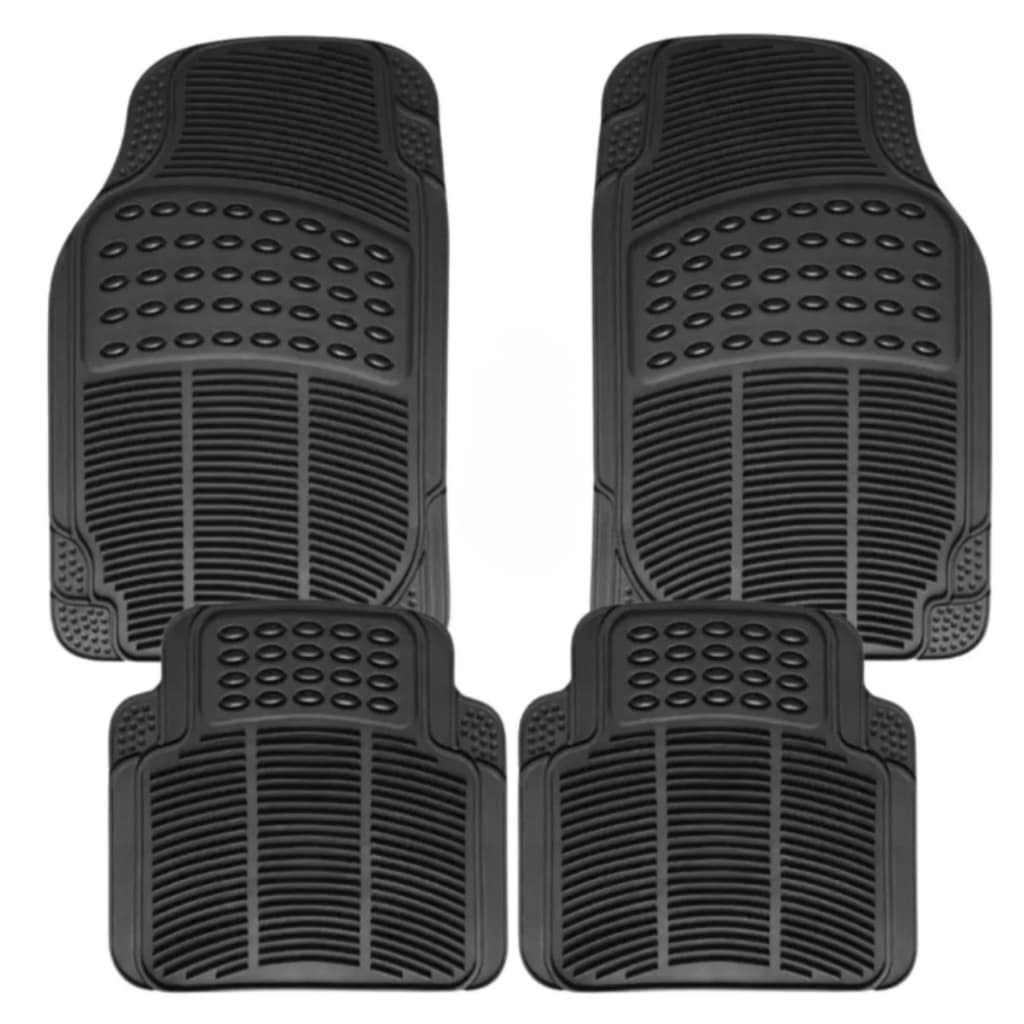 Jogo Tapetes Carro Borracha Universal Pvc 4 Peças Melhores Tapetes Reforçado