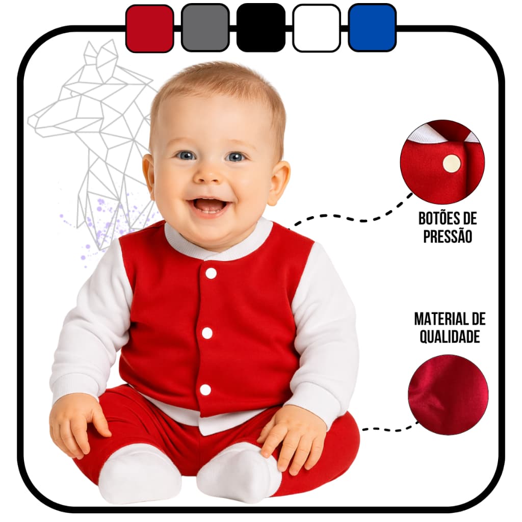 Conjunto College de Moletom Infantil