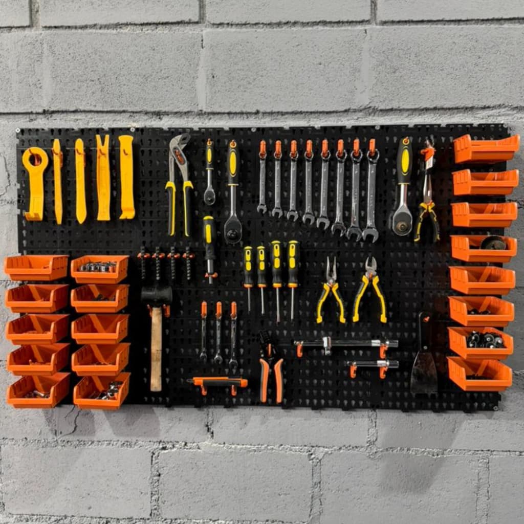 Painel Ferramentas Organizador Perfurado 118x52 + Brindes
