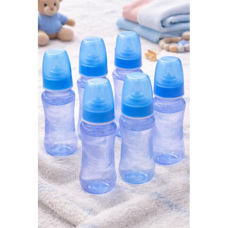 Mamadeiras para Bebê 240ml Petita | Kit Mamadeira para Bebê com 6 Unidades BPA Free