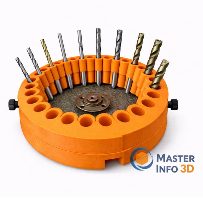 Apontador de Brocas para Esmerilhadeira 4,5” e 5” Discos 115/125mm Universal