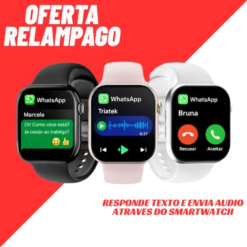 Relógio Smartwatch W10 Mini Watch Tela Super AMOLED  Microwear 41mm CHAT GPT Série10 Lançamento 2025