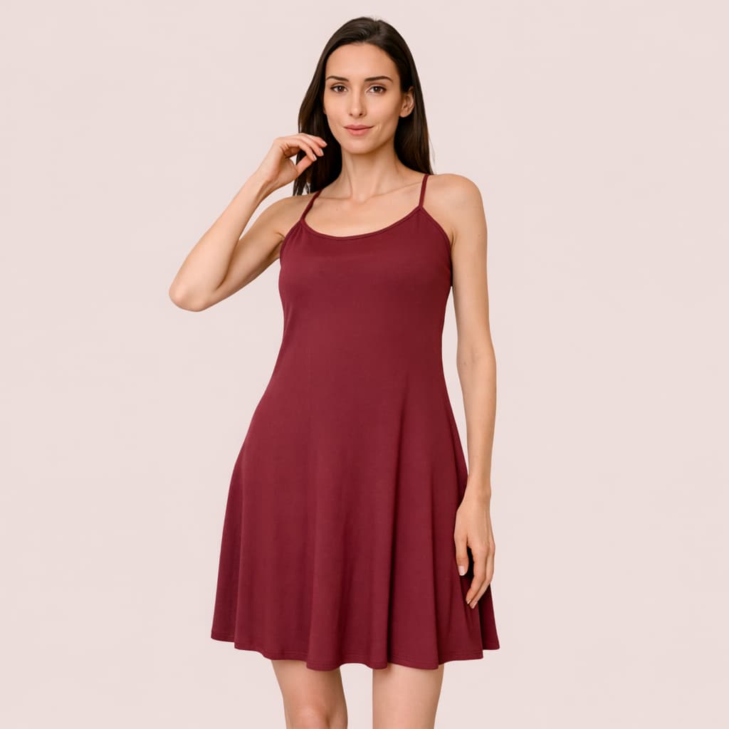 Vestido de alcinha soltinho tamanhos menores