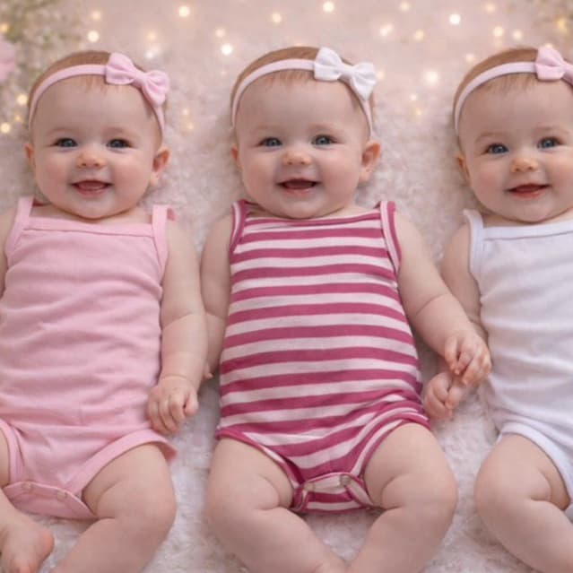 Kit com 3 Body Bebe Menina Alcinha Algodão Roupa de Bebê Conjunto Borys para Bebê do RN ao G