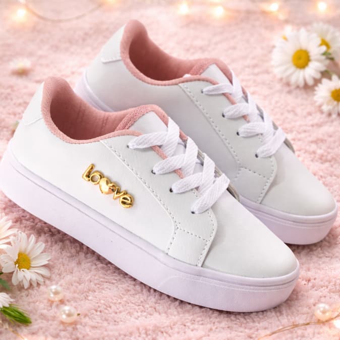 TENIS INFANTIL CASUAL CONFORTAVEL LOVE