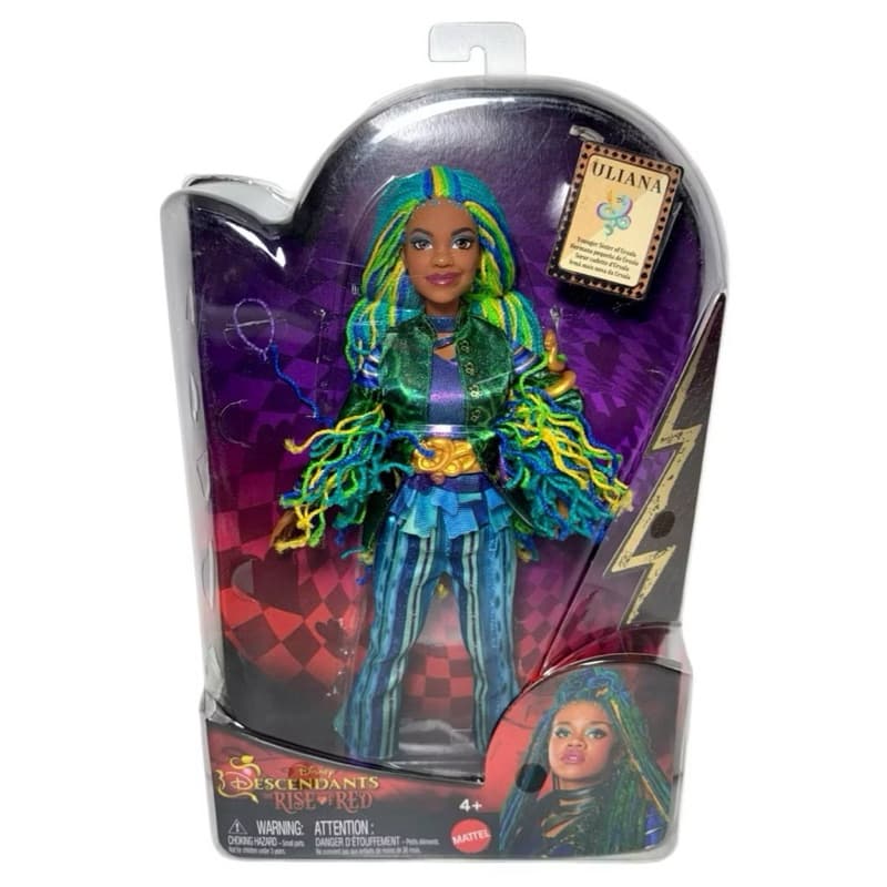Boneca Uliana Disney Descendentes 4: A Ascensão de Copas Mattel Original! Articulada e Estilosa!