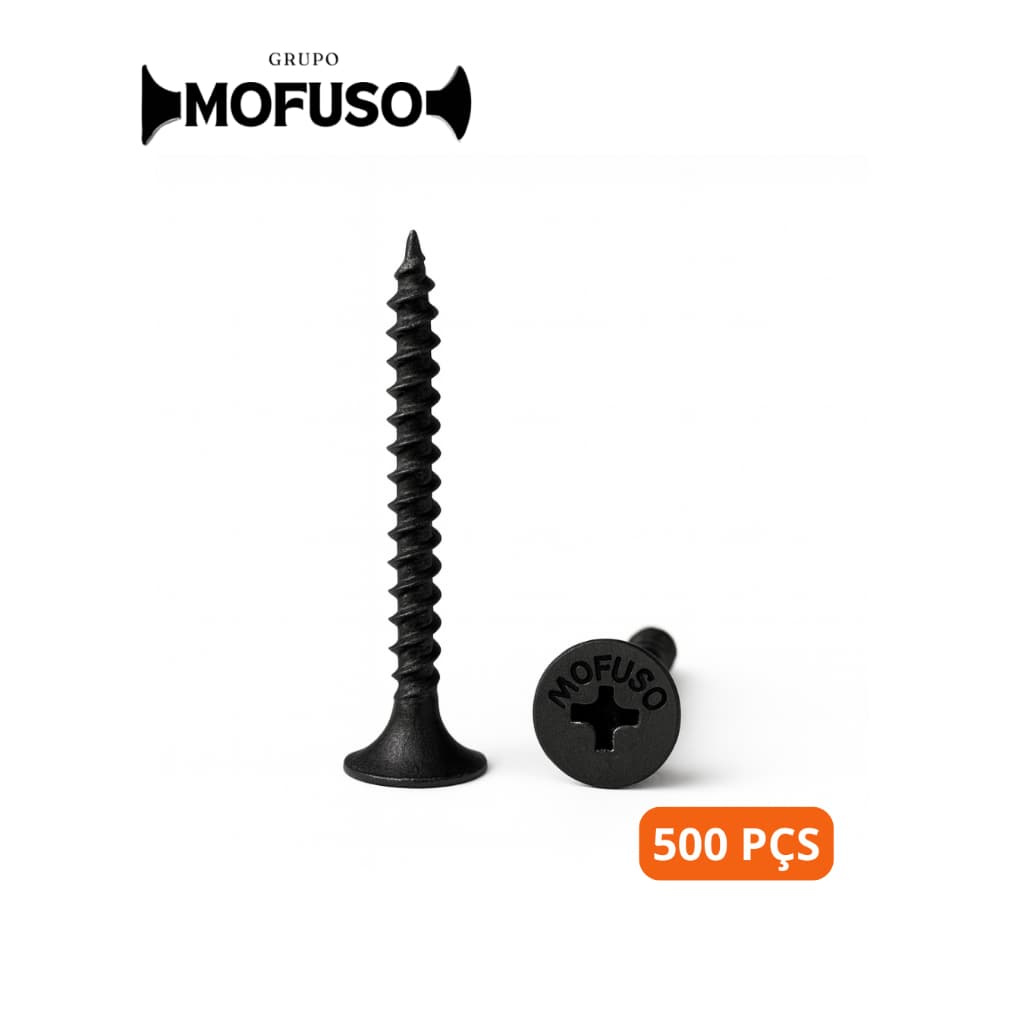 Parafuso Drywall Trombeta 3,5x35 Gn35 500 Unda Steel Frame Mofuso kit atacado caixa promoção oficina