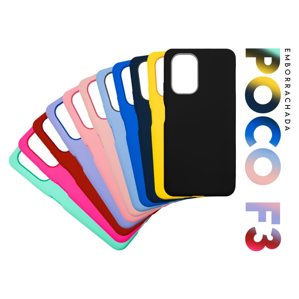 Capa Case Capinha Macia Silicone Premium Super Fina Flexível Para Xiaomi Poco F3 tela 6.67 pol