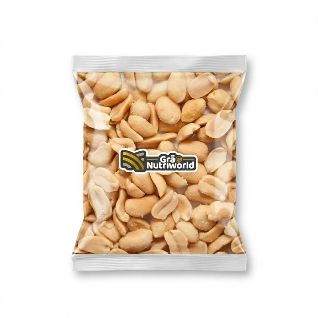 Amendoim Torrado Meia Banda Sem Sal Snack Saudável 200g 500g 1kg