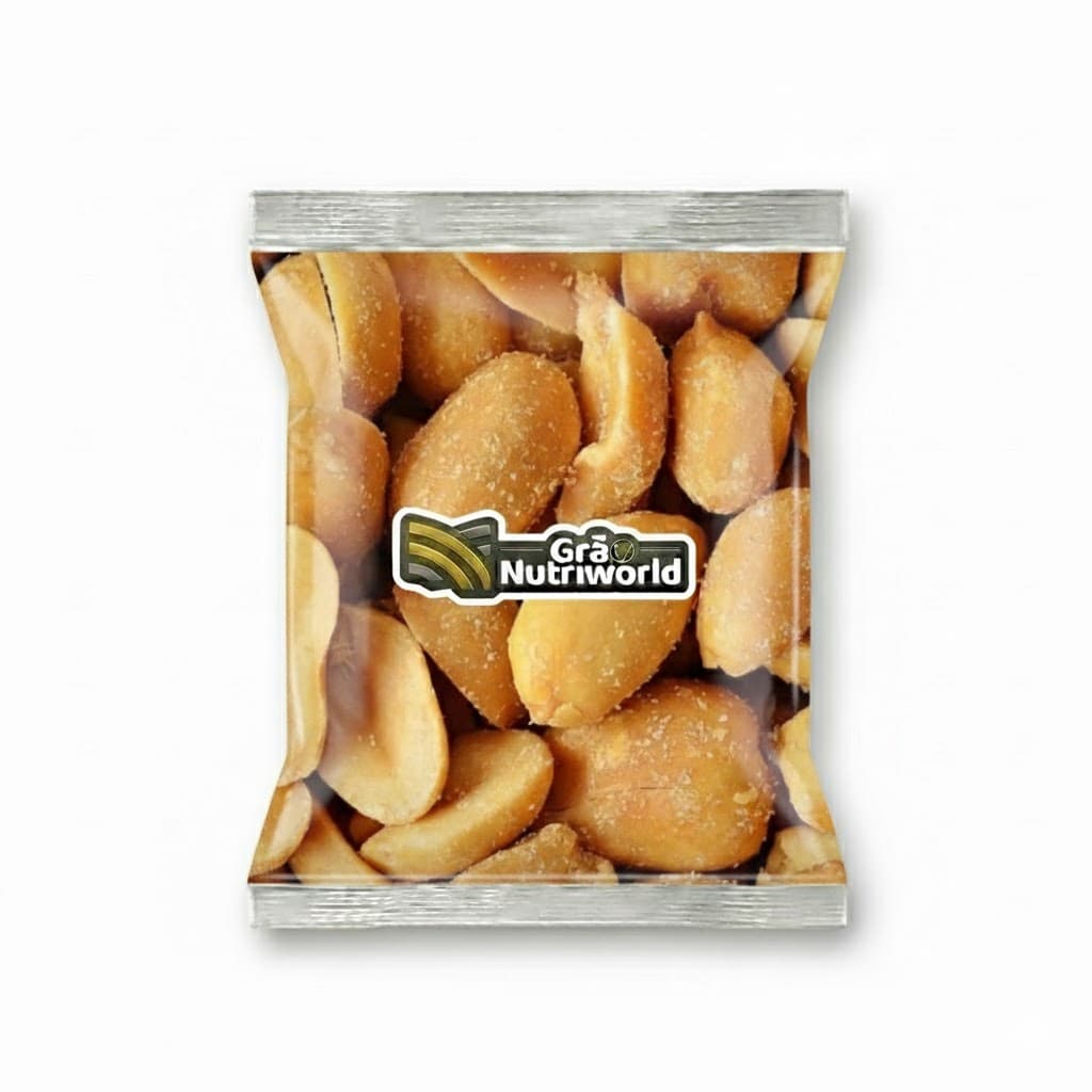 Amendoim Torrado Meia Banda Salgado Snack Saudável 200g 500g 1kg