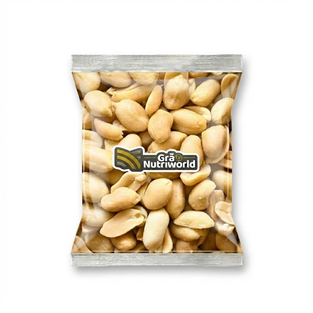 Amendoim Frito Com Pele E Alho Snack Saudável 200g 500g 1kg